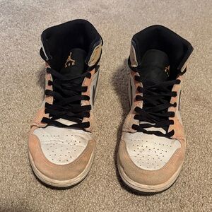 Jordan Sneakers Black White Orange